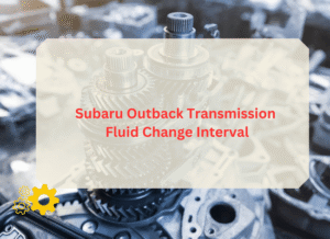 Subaru Outback Transmission Fluid Change Interval